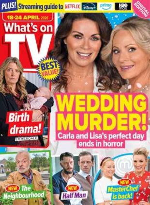 What's on TV - 18 April 2026